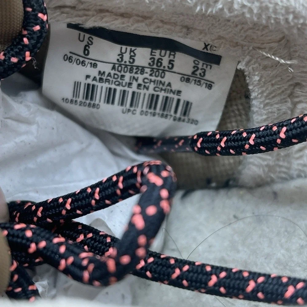 Nike Air Jordan 1 Low SE Fleece Beige‎ Pink Retro Shoes - Women's Size 6 USED